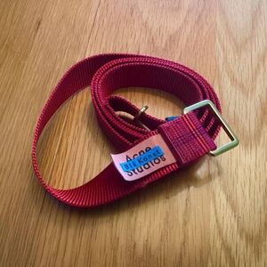 Acne Studios Blå Konstantinos red belt